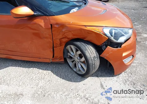 2012 Hyundai Veloster Base W/Black из США, поврежденный, VIN KMHTC6AD4CU069761